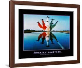 Working Together-null-Framed Art Print