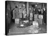 Working with Bristles in a Warehouse, London, 1938-null-Stretched Canvas