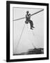 Workman at Shawnee Steam Plant Working on Telephone Wires-Ralph Crane-Framed Photographic Print