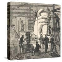 Workman Building Statue of Liberty-null-Stretched Canvas