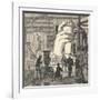 Workman Building Statue of Liberty-null-Framed Giclee Print