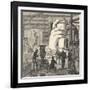 Workman Building Statue of Liberty-null-Framed Giclee Print