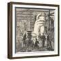 Workman Building Statue of Liberty-null-Framed Giclee Print