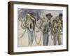 Workmen at Carrara-John Singer Sargent-Framed Giclee Print