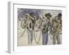 Workmen at Carrara-John Singer Sargent-Framed Giclee Print