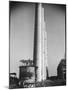 Workmen Building Huge Chimneys at World's Biggest Coal-Fueled Power Plant-Margaret Bourke-White-Mounted Photographic Print