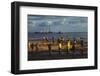 Workmen Cleaning Up after Oil Spill-null-Framed Photographic Print