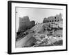Workmen Clearing Rubble from Ruins of 6th Century Monte Cassino between Allies and Germans in WWII-Alfred Eisenstaedt-Framed Photographic Print
