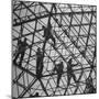 Workmen Covering Top of the Geodesic Dome, Ford Rotunda Outside their River Rouge Plant-Howard Sochurek-Mounted Photographic Print
