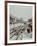 Workmen Extending Tramlines, Brixton Road, London, 1907-null-Framed Photographic Print