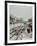 Workmen Extending Tramlines, Brixton Road, London, 1907-null-Framed Photographic Print