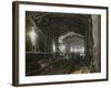 Workmen in Tunnel-null-Framed Photographic Print