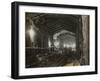 Workmen in Tunnel-null-Framed Photographic Print