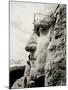 Workmen on Face of George Washington-null-Mounted Photographic Print