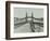 Workmen on Old Chelsea Bridge, London, 1921-null-Framed Photographic Print