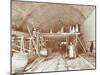 Workmen Tiling the Rotherhithe Tunnel, London, December 1907-null-Mounted Premium Photographic Print