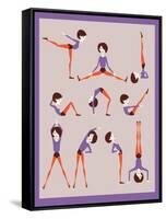 Workout-yemelianova-Framed Stretched Canvas