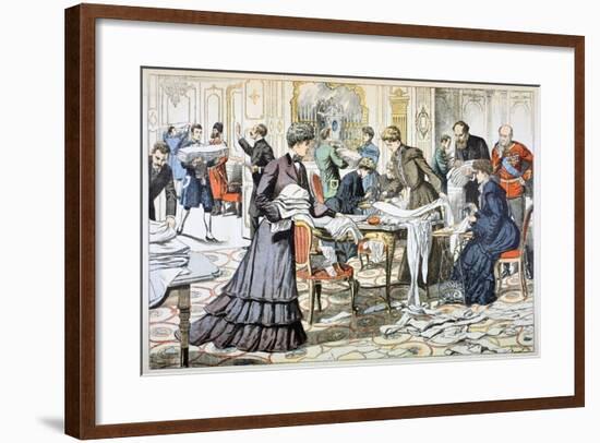 Workroom in the Winter Palace, St Petersburg, 1904-null-Framed Giclee Print