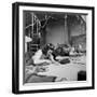 Workroom with Weft Threads to Create Tapestries, Aubusson, France, June 1946-David Scherman-Framed Photographic Print