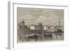 Works of the Great Railway Bridge, Dort, in Holland-null-Framed Giclee Print