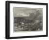 Works of the Midland Railway at King'S-Cross, Temporary Bridge, Old St Pancras-Road-null-Framed Giclee Print