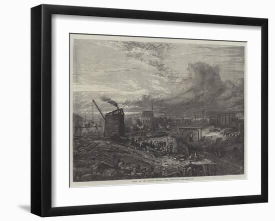 Works of the Midland Railway Near King's-Cross-null-Framed Giclee Print