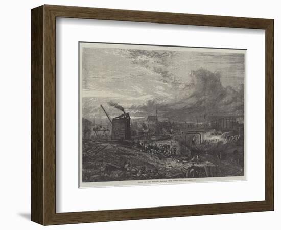 Works of the Midland Railway Near King's-Cross-null-Framed Giclee Print