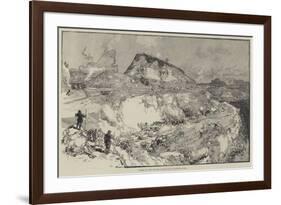 Works of the Panama Canal, Near Corrosita Hill-null-Framed Giclee Print