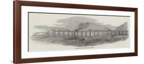 Works of the Portland Breakwater-null-Framed Giclee Print