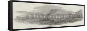 Works of the Portland Breakwater-null-Framed Stretched Canvas