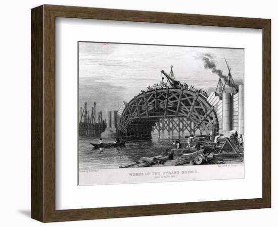 Works of the Strand Bridge-George Smith-Framed Giclee Print