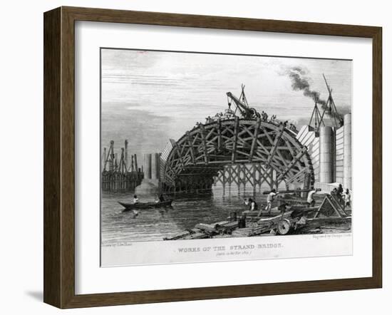 Works of the Strand Bridge-George Smith-Framed Giclee Print