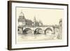 Works on the Old Pont Notre-Dame, 1913 (1915)-Herman Armour Webster-Framed Giclee Print