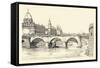 Works on the Old Pont Notre-Dame, 1913 (1915)-Herman Armour Webster-Framed Stretched Canvas