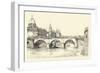 Works on the Old Pont Notre-Dame, 1913 (1915)-Herman Armour Webster-Framed Giclee Print