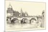 Works on the Old Pont Notre-Dame, 1913 (1915)-Herman Armour Webster-Mounted Giclee Print