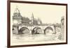 Works on the Old Pont Notre-Dame, 1913 (1915)-Herman Armour Webster-Framed Giclee Print
