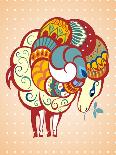 Totem Animal.Elephant-worksart-Art Print