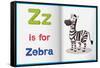 Worksheet Teaching a Letter and Word with Picture-interactimages-Framed Stretched Canvas