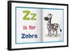 Worksheet Teaching a Letter and Word with Picture-interactimages-Framed Photographic Print