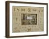 Workshop of a Wood Turner, Illustration from the 'Revue De L'Education Nouvelle'-Edouard Renard-Framed Giclee Print