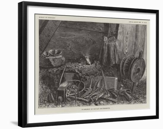 Workshop of Navajo Silversmith-null-Framed Giclee Print