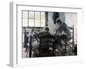 Workshop of the Shoe Maker, 1881-Max Liebermann-Framed Giclee Print