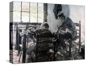 Workshop of the Shoe Maker, 1881-Max Liebermann-Stretched Canvas