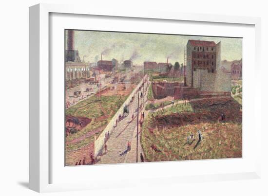 Workshops at Porta Romana, 1908-Umberto Boccioni-Framed Giclee Print