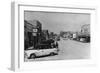 Worland, Wyoming - Street Scene-Lantern Press-Framed Art Print