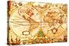 World Antique Map-oersin-Stretched Canvas