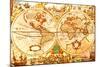 World Antique Map-oersin-Mounted Art Print