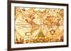 World Antique Map-oersin-Framed Art Print