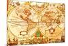World Antique Map-oersin-Mounted Art Print